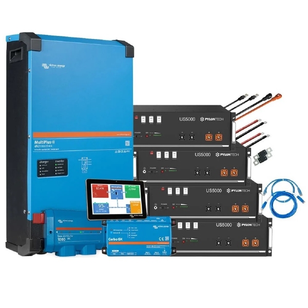 Offgrid 48V/230V Hybride Backup Systemen